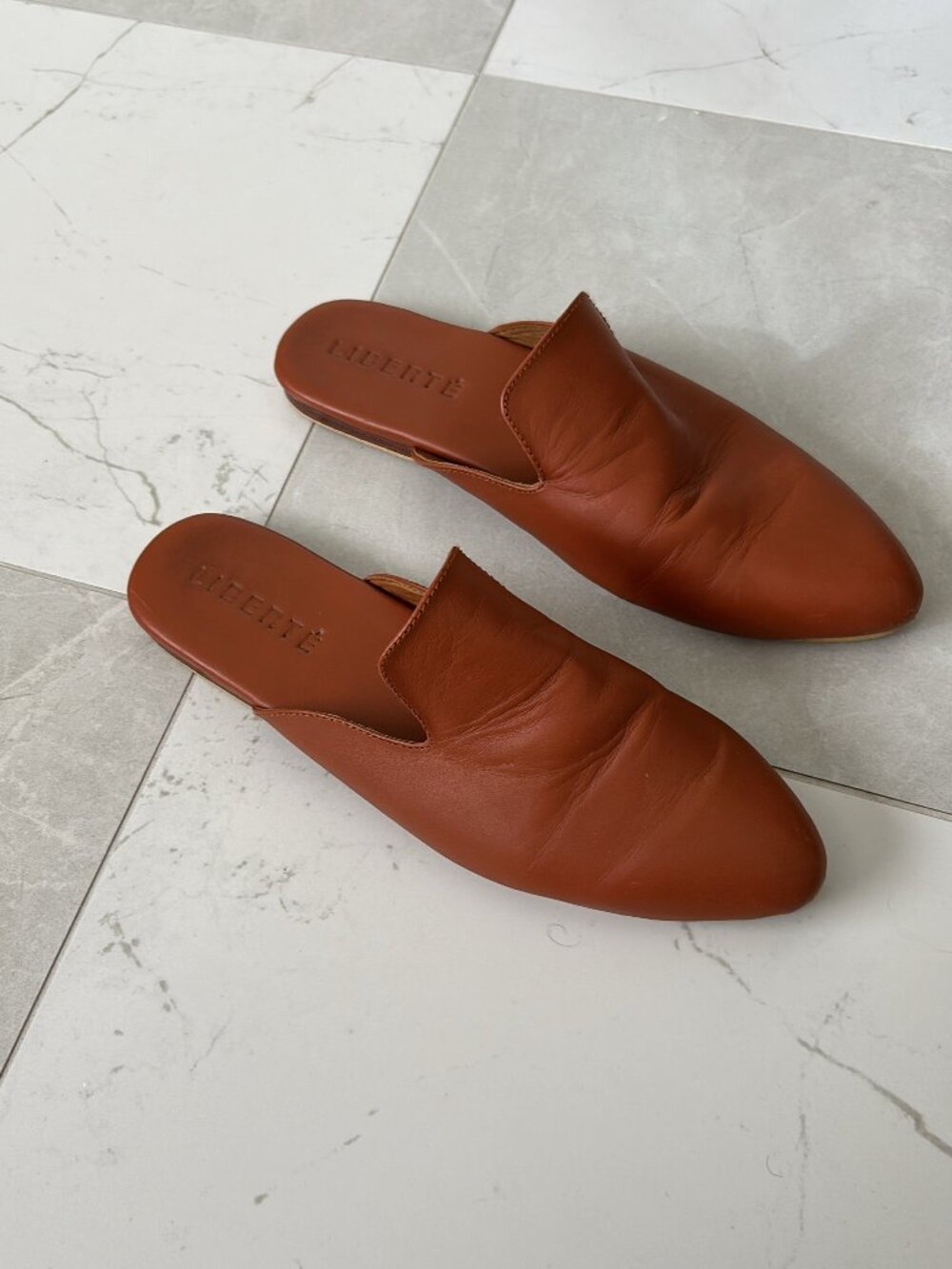 Liberte Leather Mule/Slide